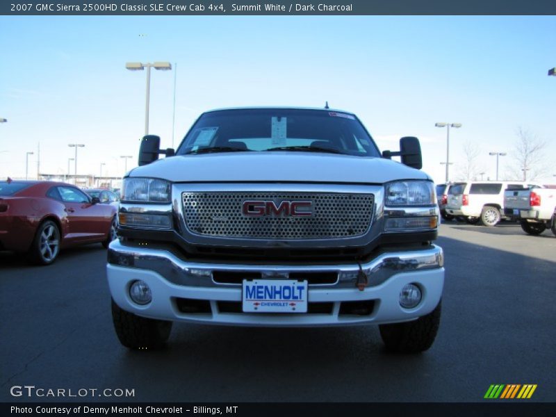 Summit White / Dark Charcoal 2007 GMC Sierra 2500HD Classic SLE Crew Cab 4x4