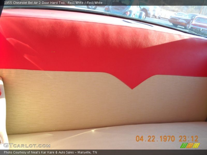  1955 Bel Air 2 Door Hard Top Red/White Interior