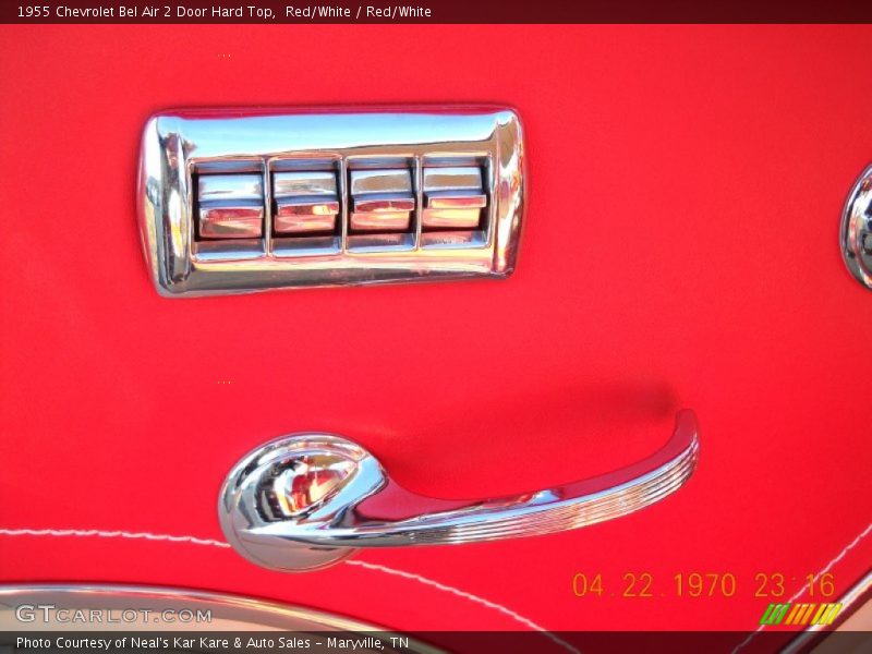 Controls of 1955 Bel Air 2 Door Hard Top