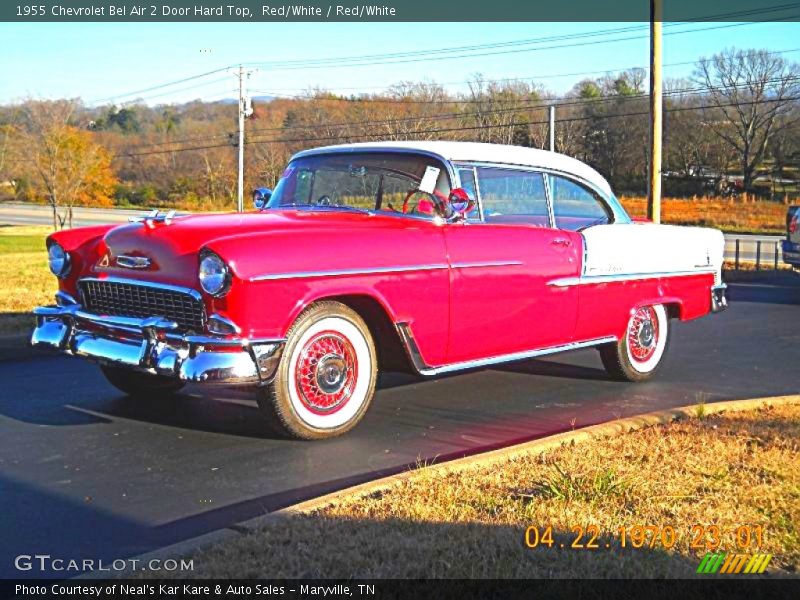 Red/White / Red/White 1955 Chevrolet Bel Air 2 Door Hard Top