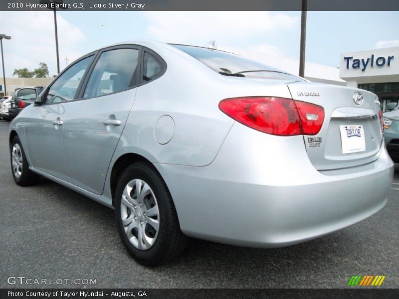 Liquid Silver / Gray 2010 Hyundai Elantra GLS