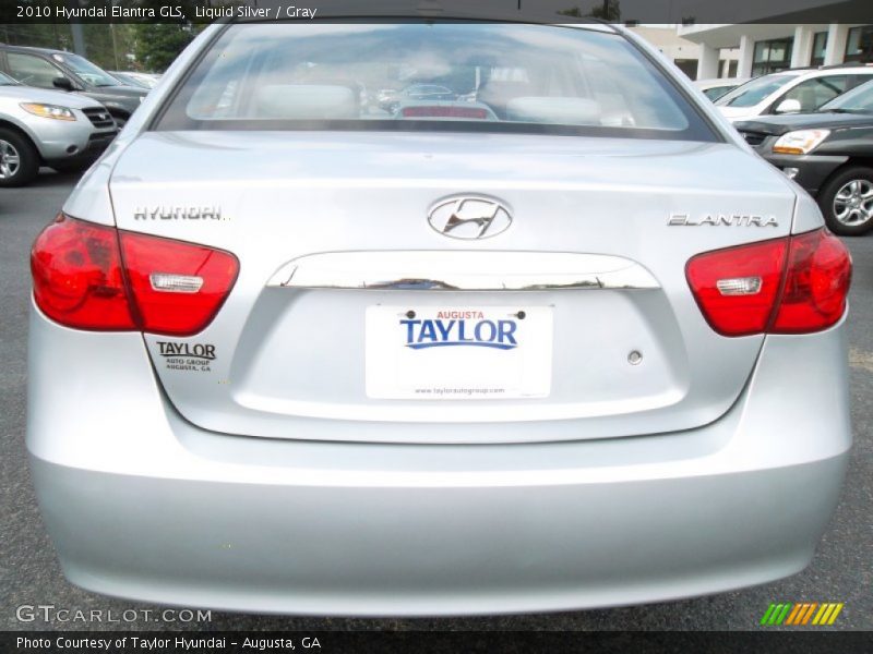 Liquid Silver / Gray 2010 Hyundai Elantra GLS
