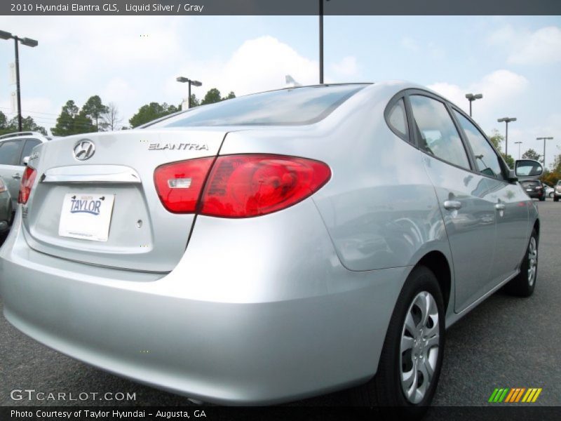 Liquid Silver / Gray 2010 Hyundai Elantra GLS