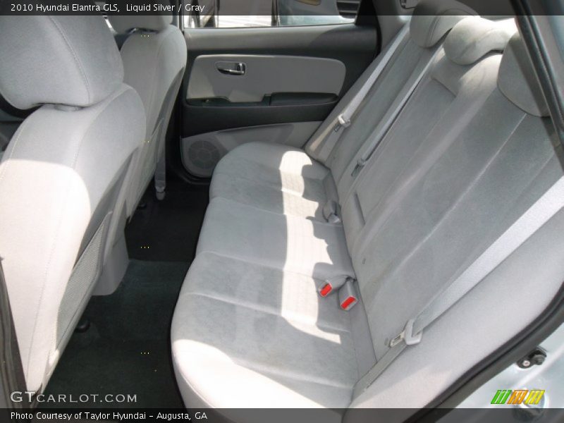 Liquid Silver / Gray 2010 Hyundai Elantra GLS