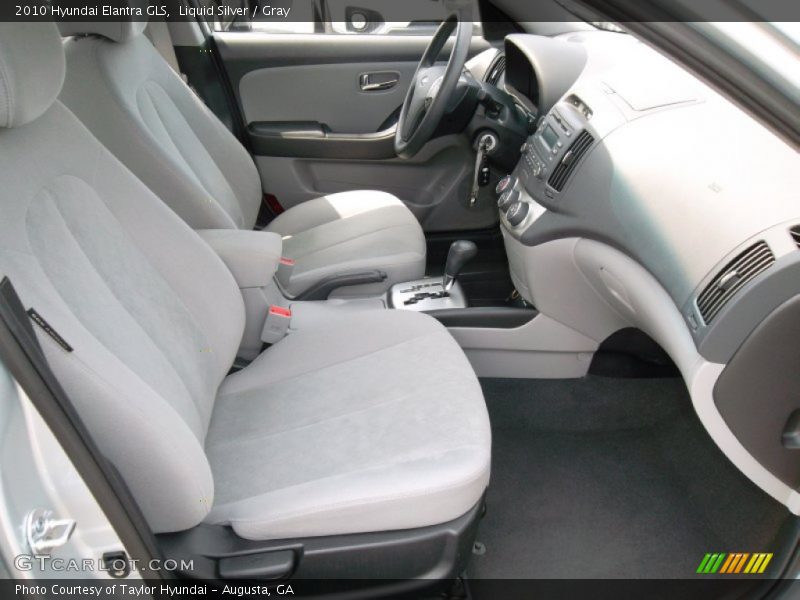 Liquid Silver / Gray 2010 Hyundai Elantra GLS