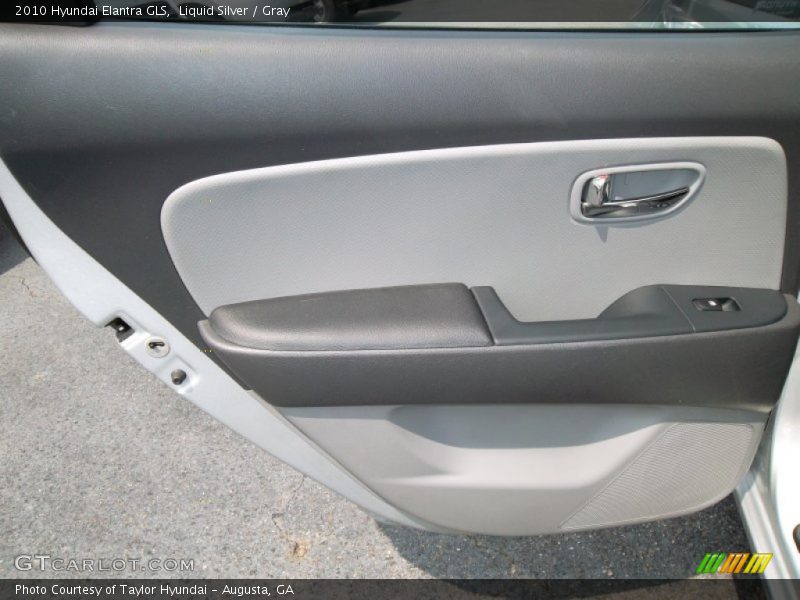 Liquid Silver / Gray 2010 Hyundai Elantra GLS