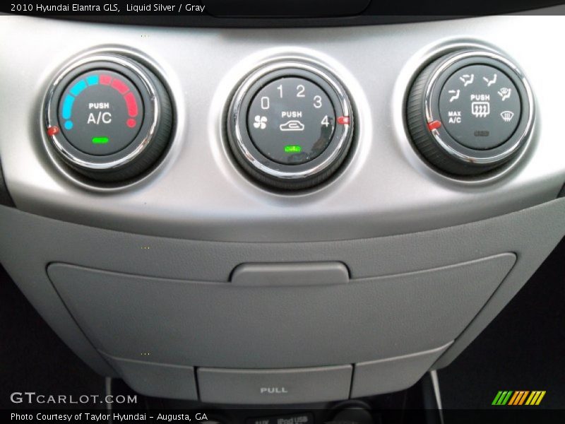 Liquid Silver / Gray 2010 Hyundai Elantra GLS