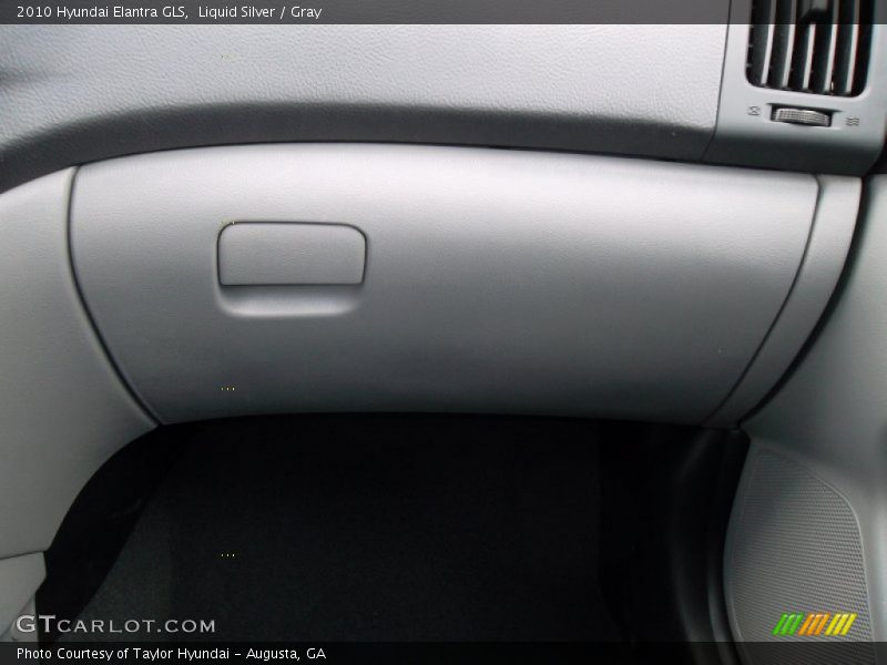 Liquid Silver / Gray 2010 Hyundai Elantra GLS