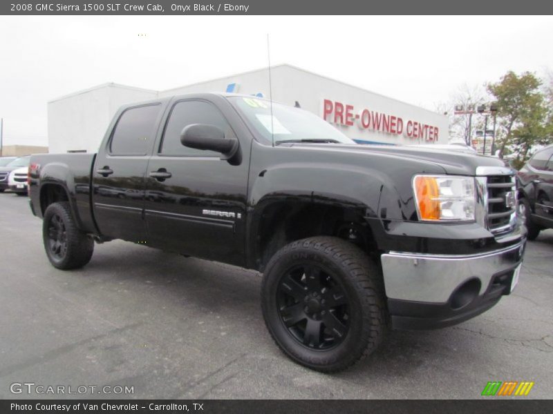 Onyx Black / Ebony 2008 GMC Sierra 1500 SLT Crew Cab