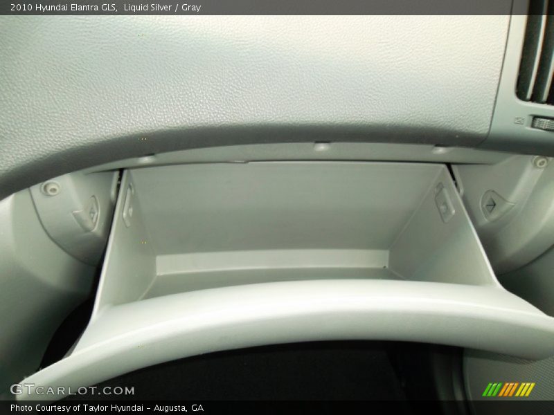 Liquid Silver / Gray 2010 Hyundai Elantra GLS