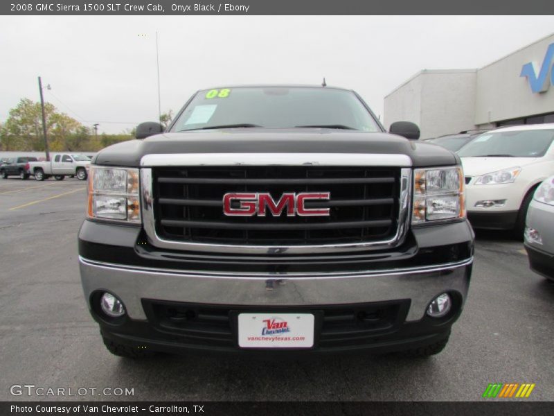 Onyx Black / Ebony 2008 GMC Sierra 1500 SLT Crew Cab