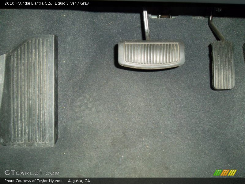 Liquid Silver / Gray 2010 Hyundai Elantra GLS