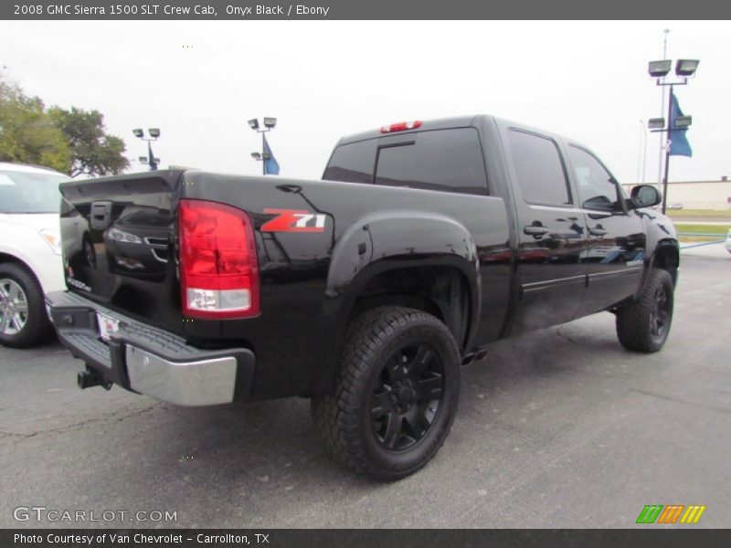 Onyx Black / Ebony 2008 GMC Sierra 1500 SLT Crew Cab