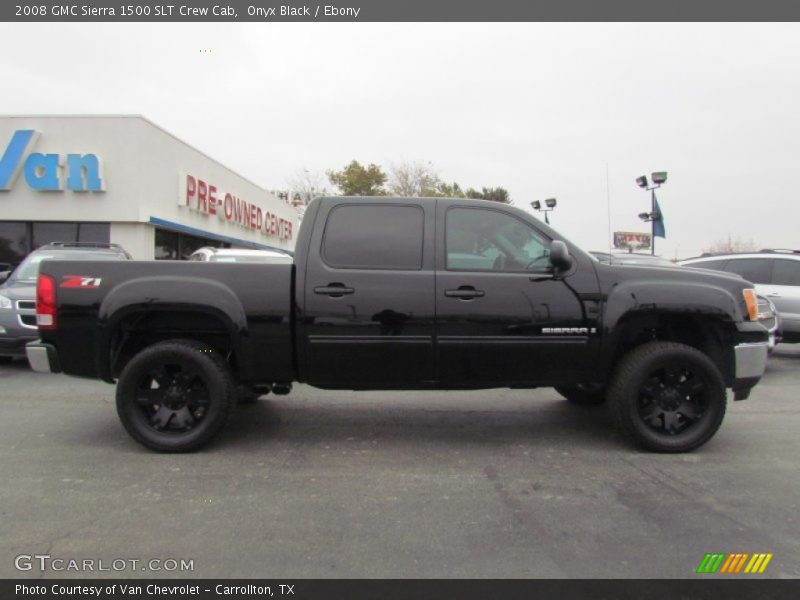 Onyx Black / Ebony 2008 GMC Sierra 1500 SLT Crew Cab