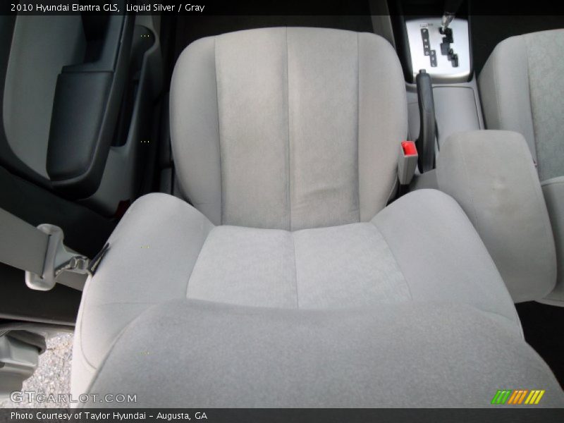 Liquid Silver / Gray 2010 Hyundai Elantra GLS