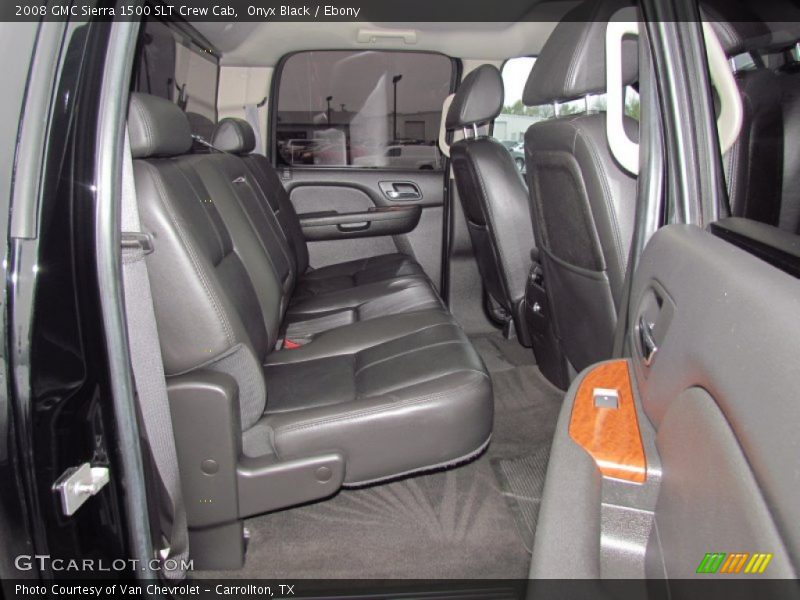 Onyx Black / Ebony 2008 GMC Sierra 1500 SLT Crew Cab