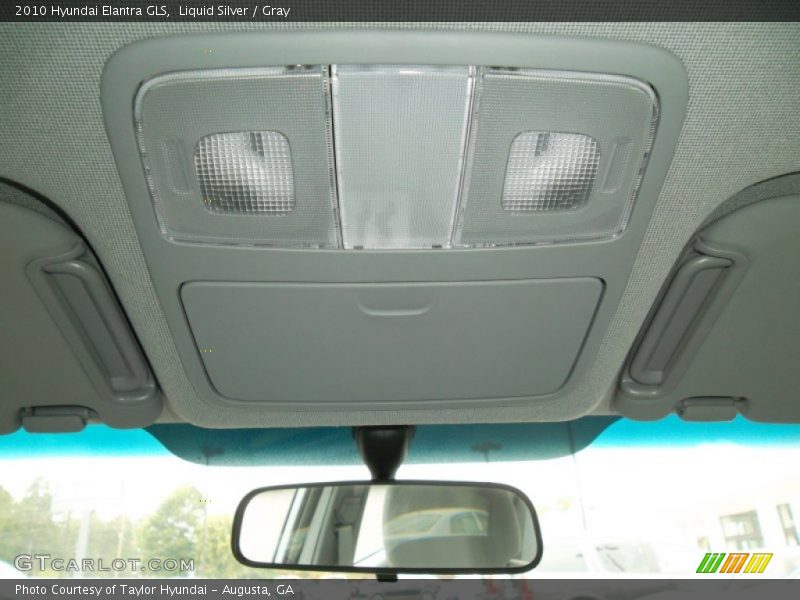 Liquid Silver / Gray 2010 Hyundai Elantra GLS