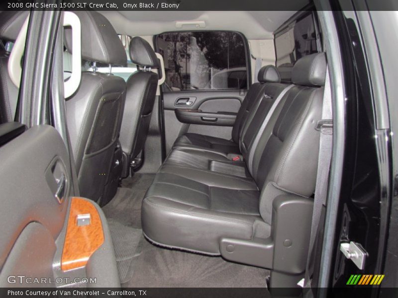 Onyx Black / Ebony 2008 GMC Sierra 1500 SLT Crew Cab