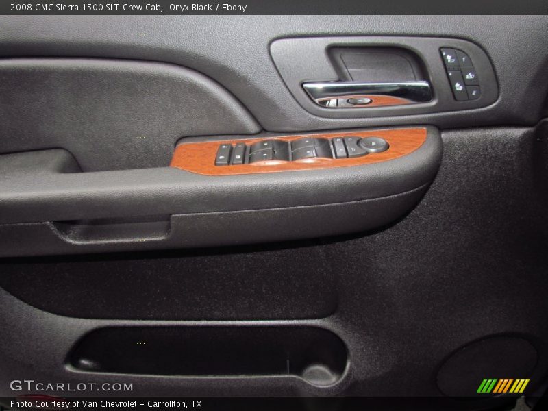 Onyx Black / Ebony 2008 GMC Sierra 1500 SLT Crew Cab
