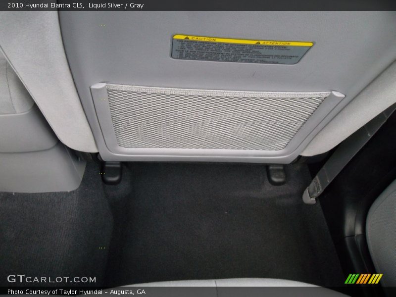 Liquid Silver / Gray 2010 Hyundai Elantra GLS