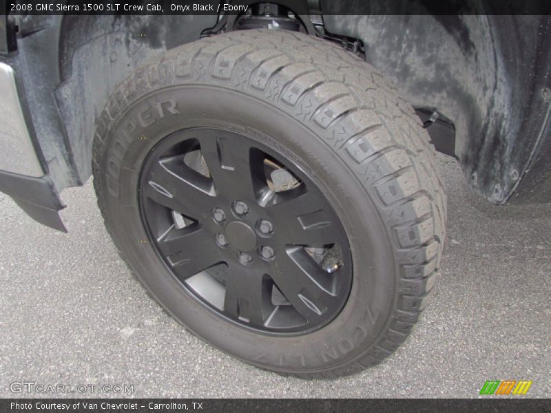Onyx Black / Ebony 2008 GMC Sierra 1500 SLT Crew Cab