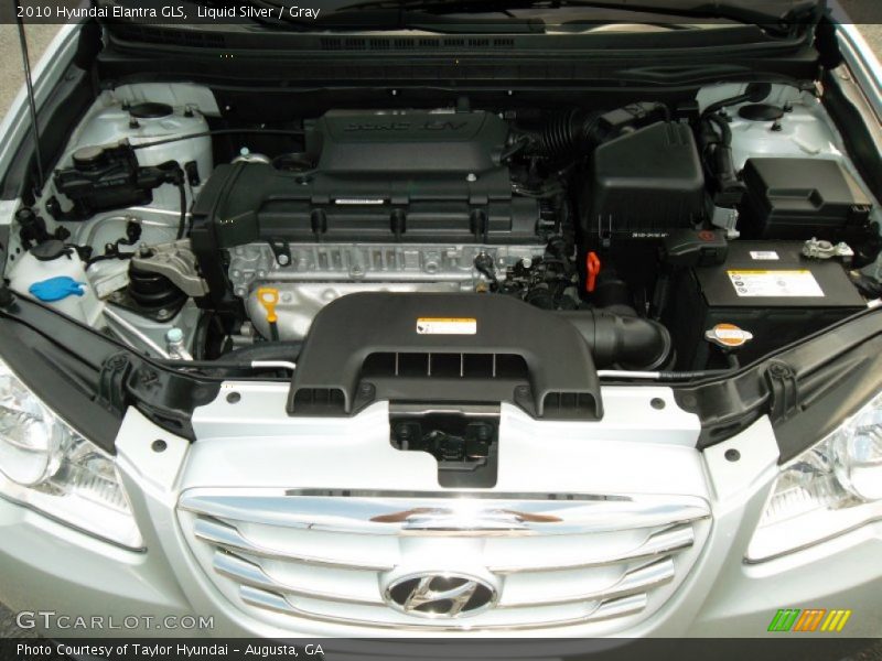 Liquid Silver / Gray 2010 Hyundai Elantra GLS