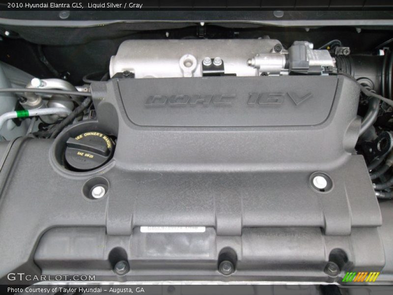 Liquid Silver / Gray 2010 Hyundai Elantra GLS