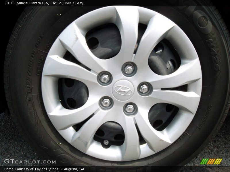 Liquid Silver / Gray 2010 Hyundai Elantra GLS