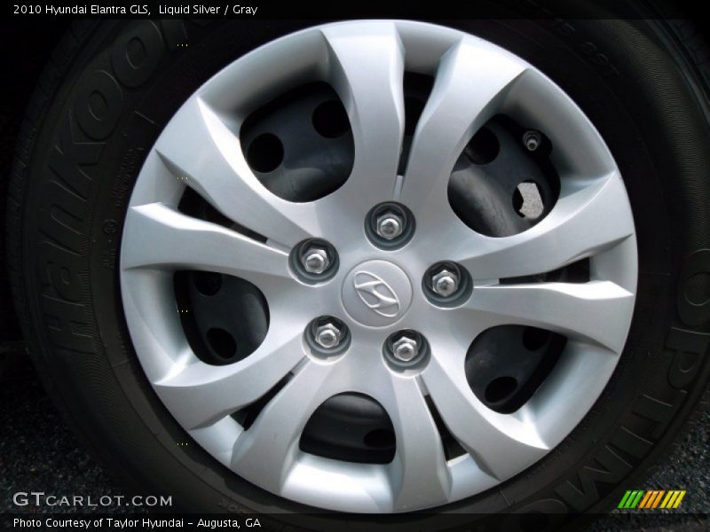 Liquid Silver / Gray 2010 Hyundai Elantra GLS