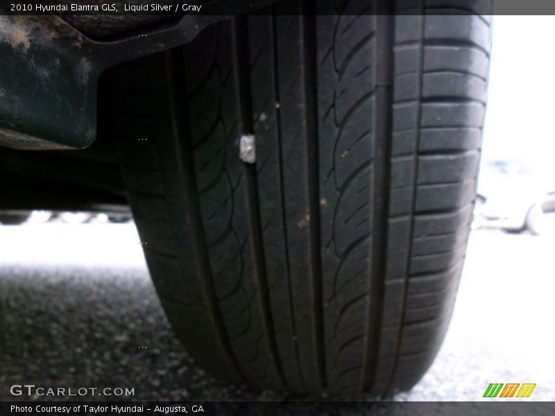 Liquid Silver / Gray 2010 Hyundai Elantra GLS