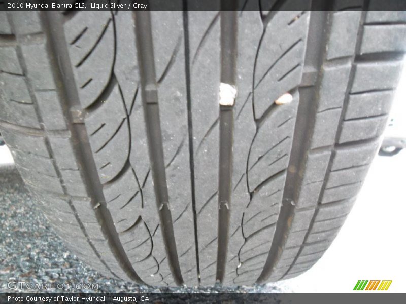 Liquid Silver / Gray 2010 Hyundai Elantra GLS