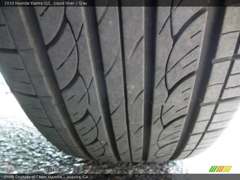 Liquid Silver / Gray 2010 Hyundai Elantra GLS
