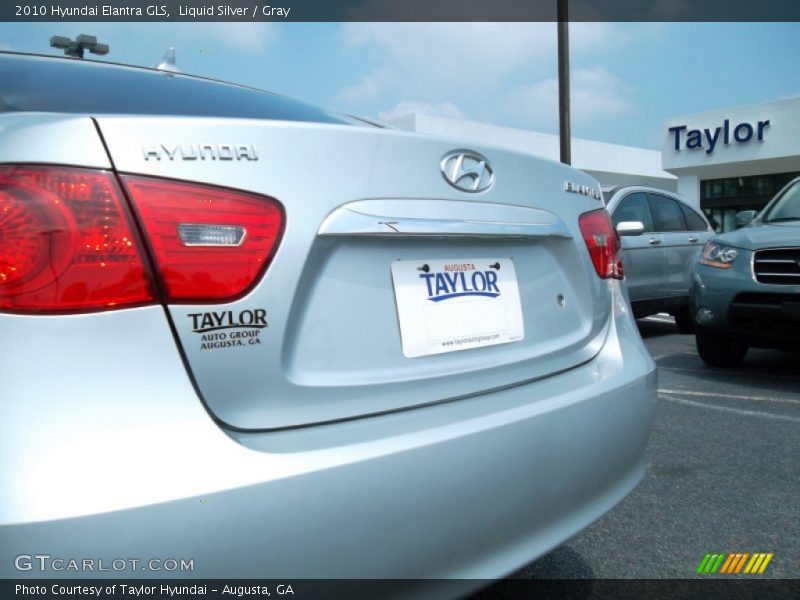 Liquid Silver / Gray 2010 Hyundai Elantra GLS