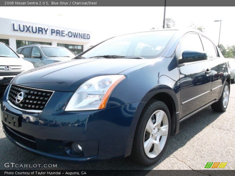 Blue Onyx / Charcoal/Steel 2008 Nissan Sentra 2.0 S