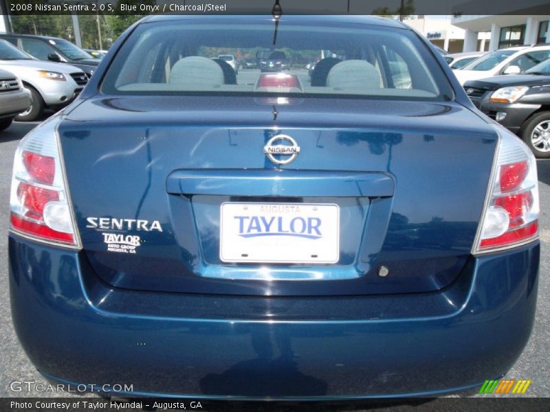 Blue Onyx / Charcoal/Steel 2008 Nissan Sentra 2.0 S