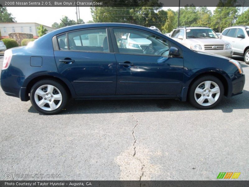 Blue Onyx / Charcoal/Steel 2008 Nissan Sentra 2.0 S