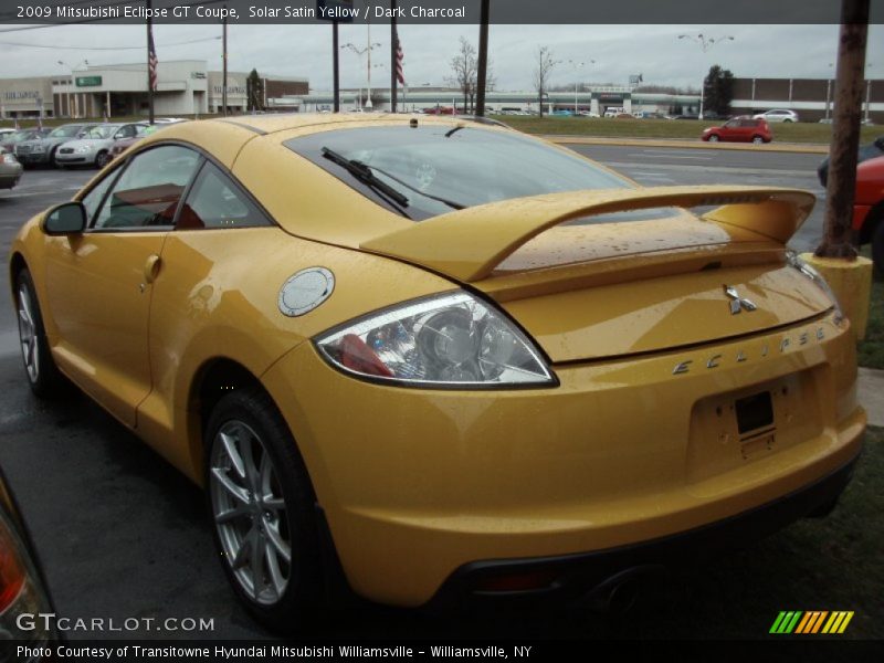 Solar Satin Yellow / Dark Charcoal 2009 Mitsubishi Eclipse GT Coupe