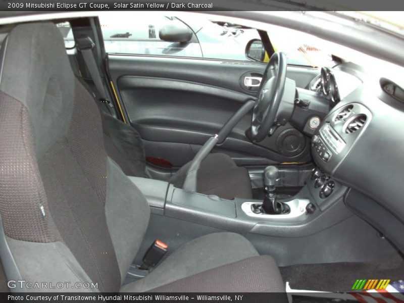 Solar Satin Yellow / Dark Charcoal 2009 Mitsubishi Eclipse GT Coupe