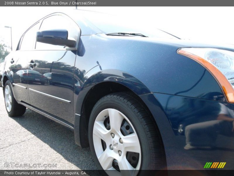 Blue Onyx / Charcoal/Steel 2008 Nissan Sentra 2.0 S