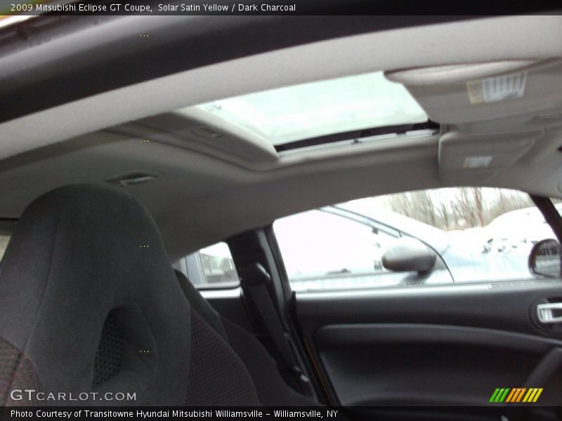 Solar Satin Yellow / Dark Charcoal 2009 Mitsubishi Eclipse GT Coupe