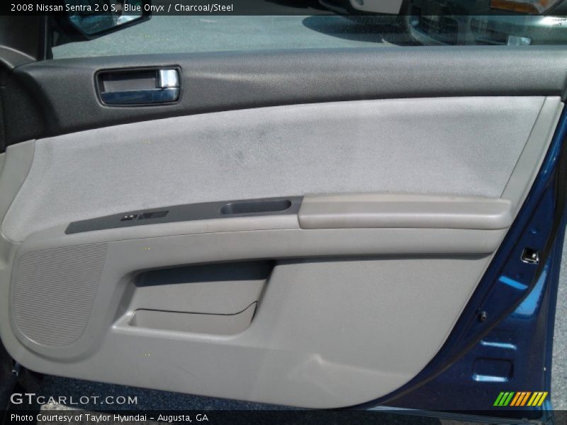 Blue Onyx / Charcoal/Steel 2008 Nissan Sentra 2.0 S