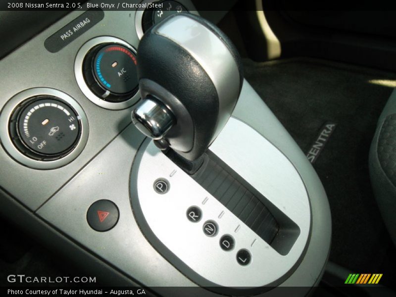 Blue Onyx / Charcoal/Steel 2008 Nissan Sentra 2.0 S