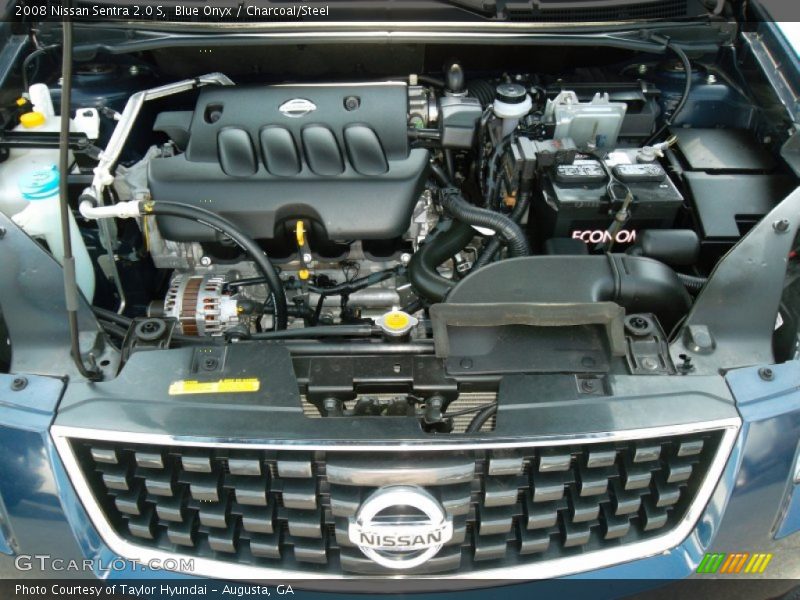 Blue Onyx / Charcoal/Steel 2008 Nissan Sentra 2.0 S