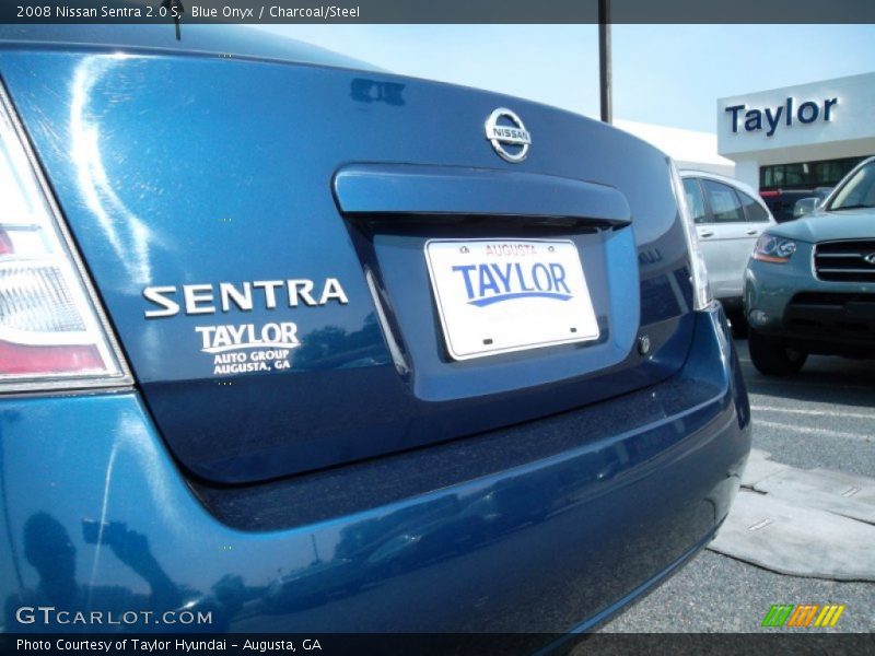 Blue Onyx / Charcoal/Steel 2008 Nissan Sentra 2.0 S