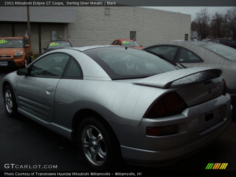 Sterling Silver Metallic / Black 2001 Mitsubishi Eclipse GT Coupe
