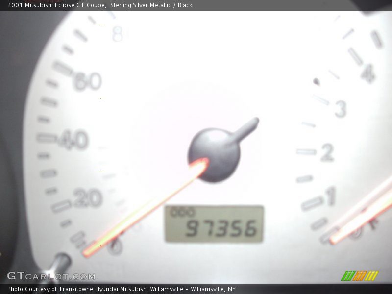 Sterling Silver Metallic / Black 2001 Mitsubishi Eclipse GT Coupe