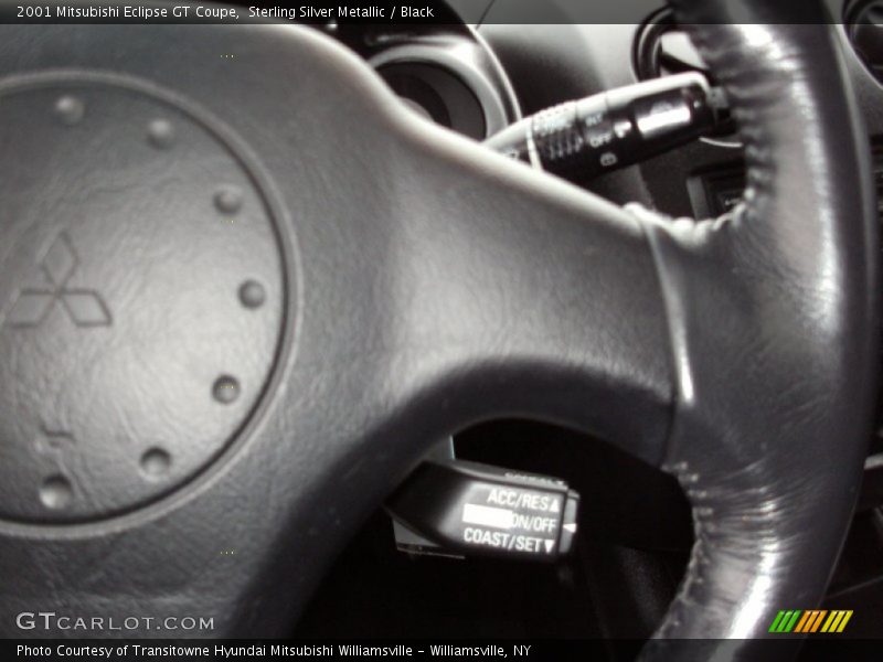 Sterling Silver Metallic / Black 2001 Mitsubishi Eclipse GT Coupe
