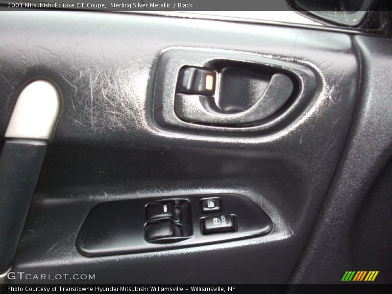 Sterling Silver Metallic / Black 2001 Mitsubishi Eclipse GT Coupe