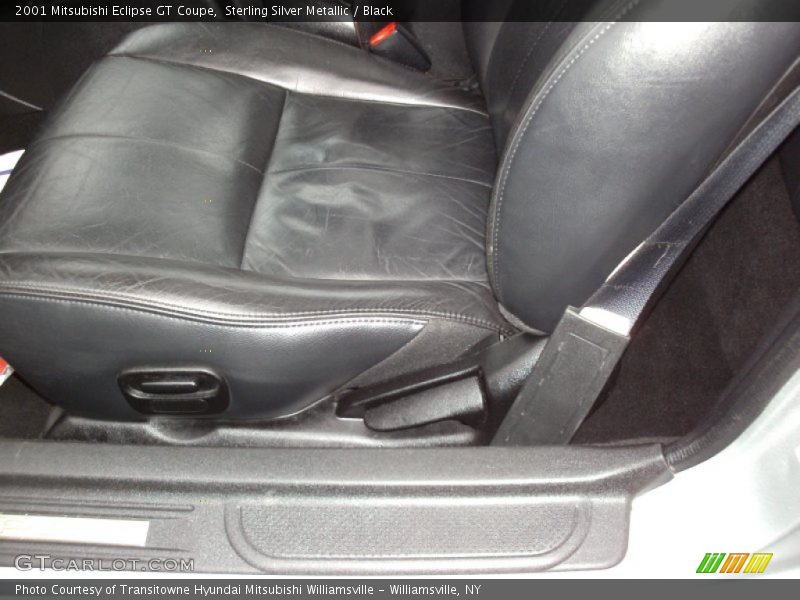 Sterling Silver Metallic / Black 2001 Mitsubishi Eclipse GT Coupe