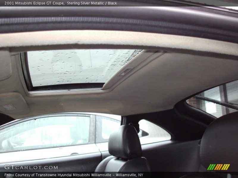 Sterling Silver Metallic / Black 2001 Mitsubishi Eclipse GT Coupe